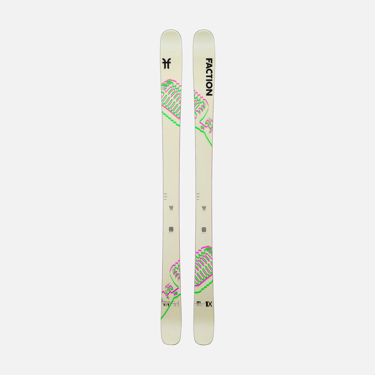 Twin Tip Freestyle Skis 2024 Faction Skis Faction Skis CH